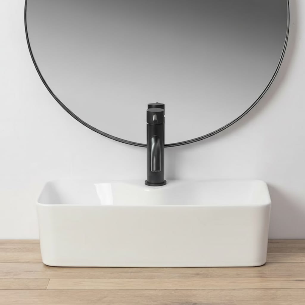 Lavoar pentru blat Delmar, 49x38 cm, ceramică sanitară premium 4