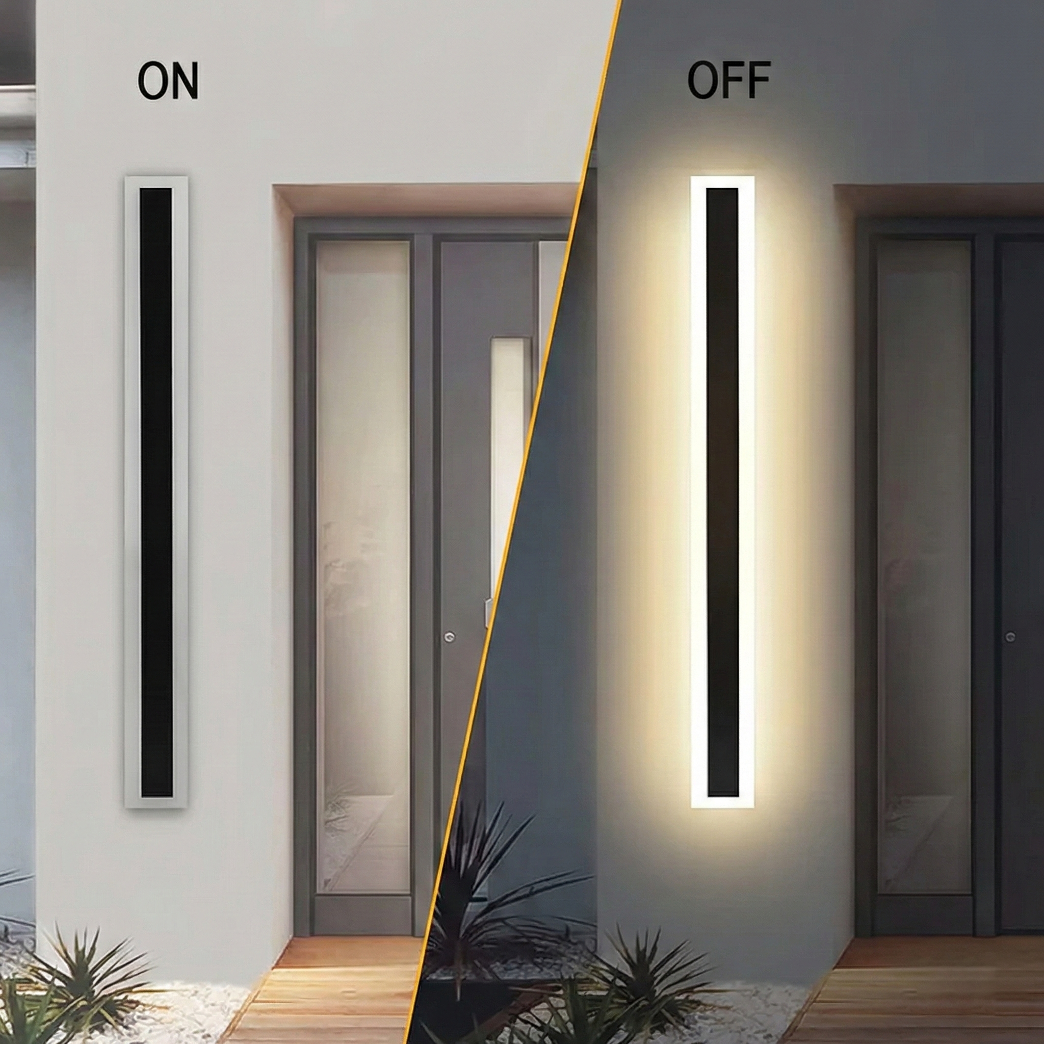 Aplica LED de exterior exterior IP65 60cm, 220V, pentru iluminat perimetral si fatada