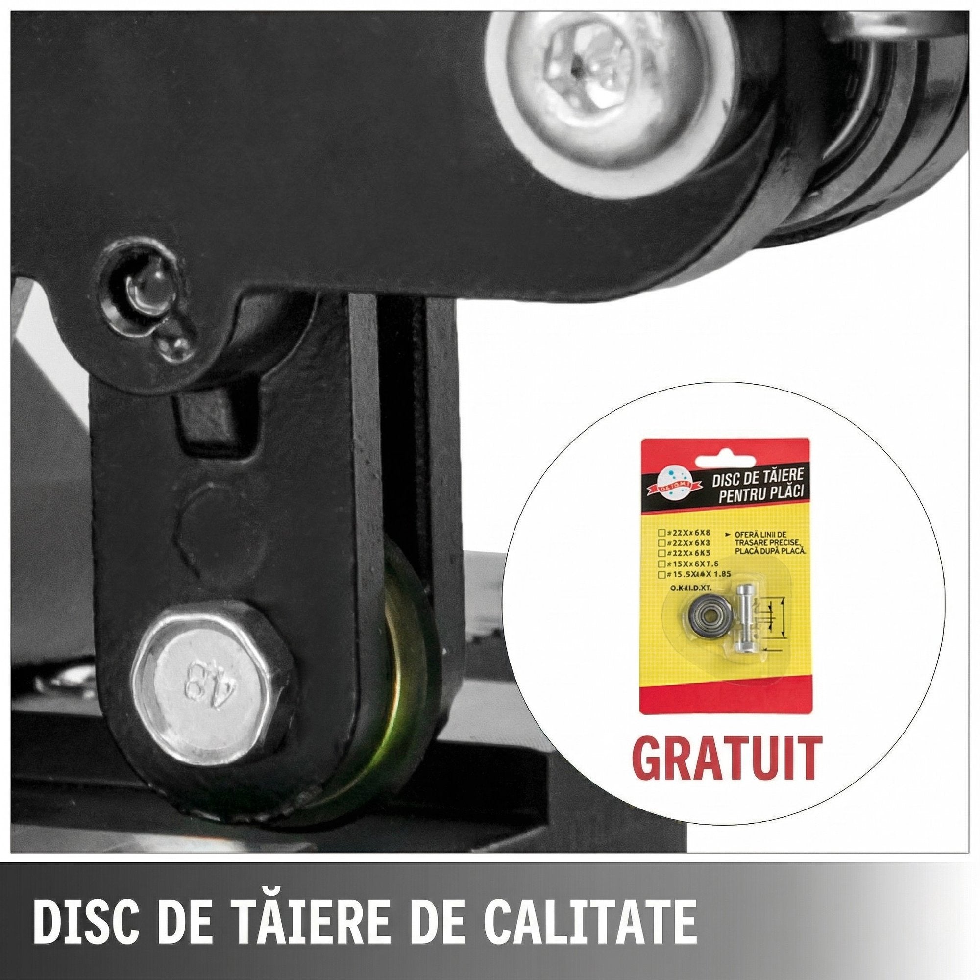Masina Manuala de Taiat Gresie si Faianta 800 mm – Ghidaj Laser si Cadru Complet din Otel 5