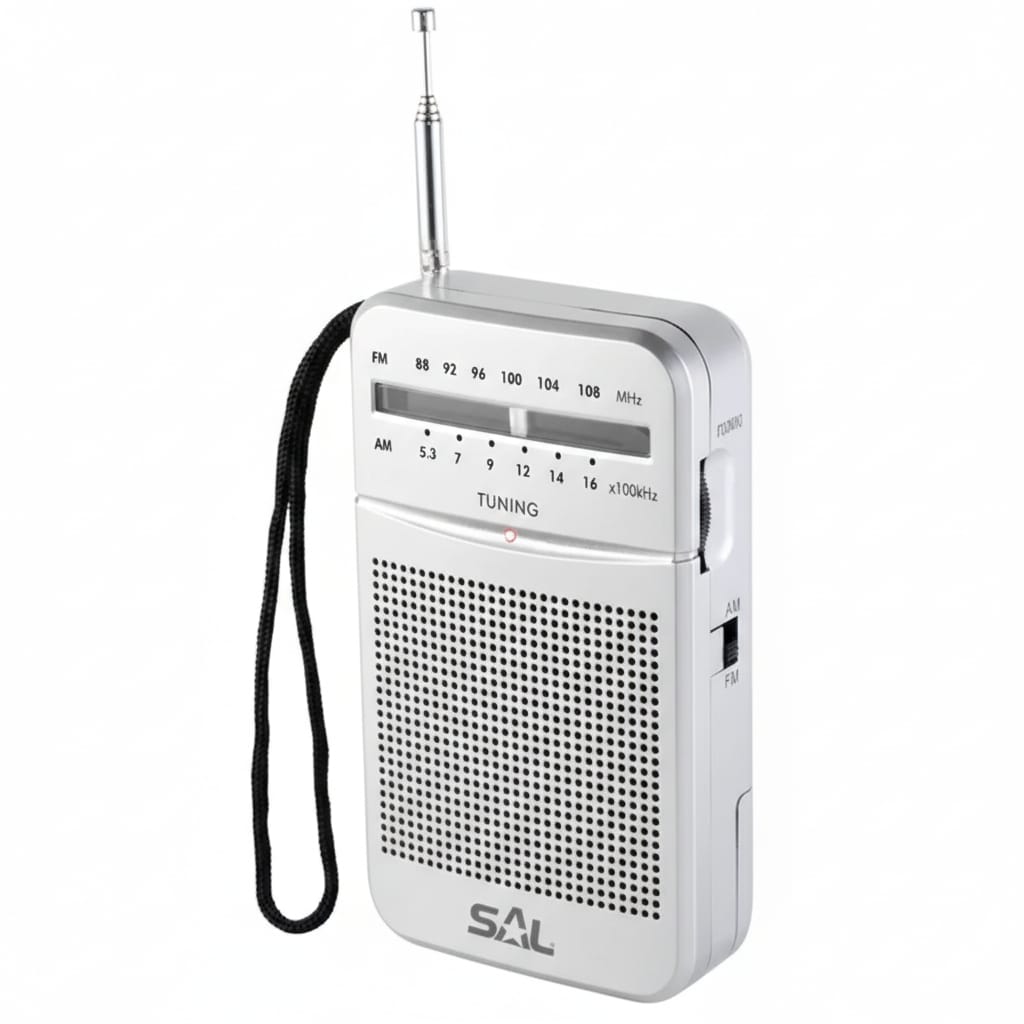 Mini radio portabil AM/FM, cu baterii si receptie puternica, model ICF-961, ideal pentru uz zilnic si calatorii 1