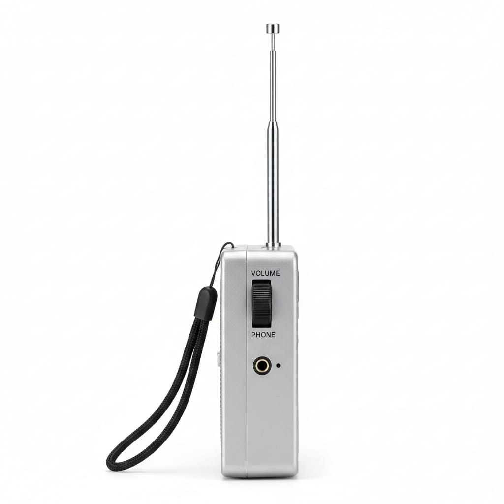 Mini radio portabil AM/FM, cu baterii si receptie puternica, model ICF-961, ideal pentru uz zilnic si calatorii 2