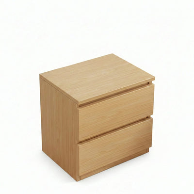 Noptiera Moderna cu 2 Sertare, Design Minimalist, 40x30x41 cm 1