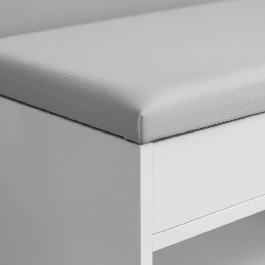 Pantofar Banchetă MDF cu Compartimente Deschise, Design Modern Space Saver 5