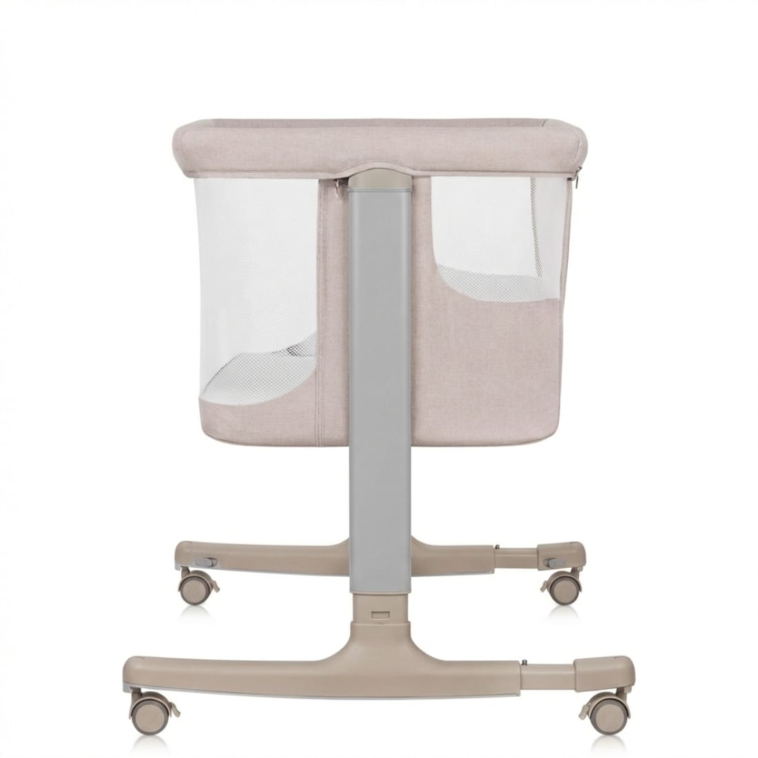 Pătuț Co-Sleeper 3 în 1 cu Legănare, Setare Unghiulară și Saltea, Certificat EN 2