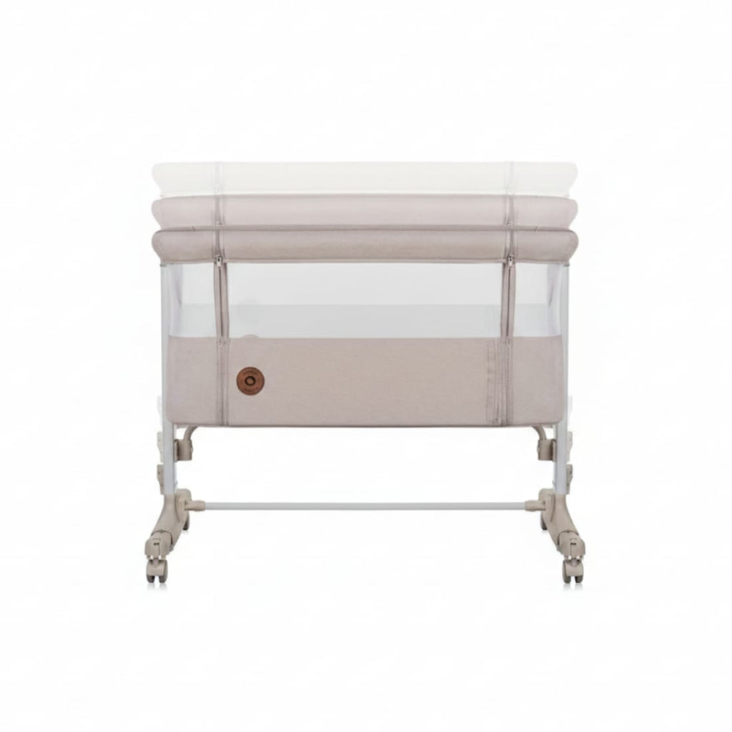 Pătuț Co-Sleeper 3 în 1 cu Legănare, Setare Unghiulară și Saltea, Certificat EN 3
