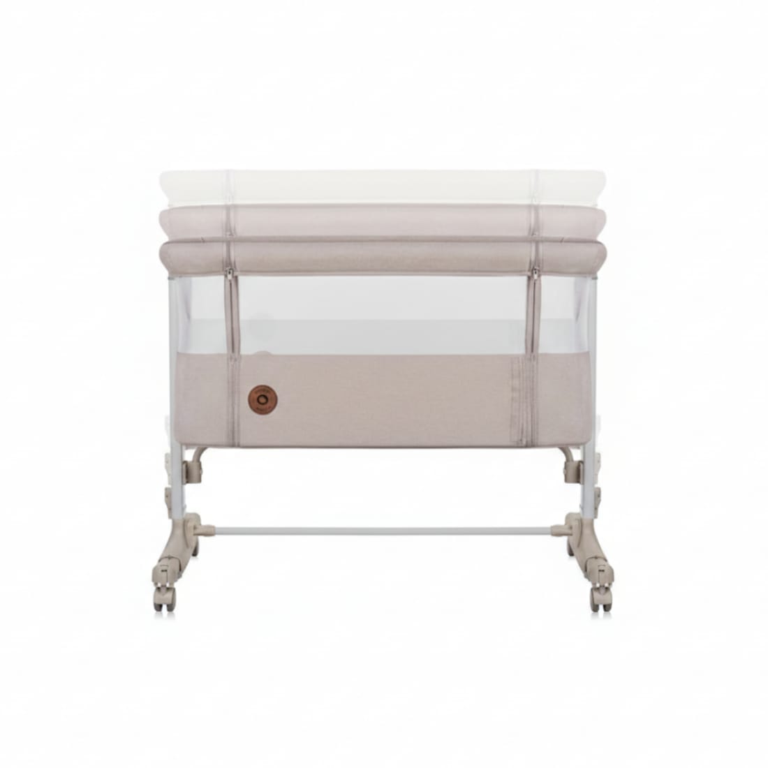 Pătuț Co-Sleeper 3 în 1 cu Legănare, Setare Unghiulară și Saltea, Certificat EN 3