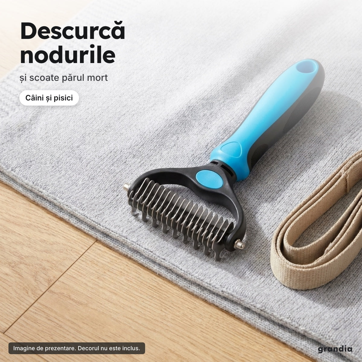 Pieptene dublu pentru blană – Descurcă nodurile