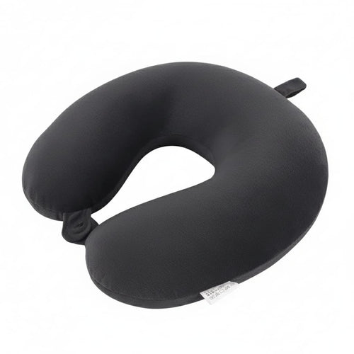 Perna de Voiaj Ergonomică cu Spumă de Memorie, Suport Cervical 360°, Dimensiuni 24x26 cm 1