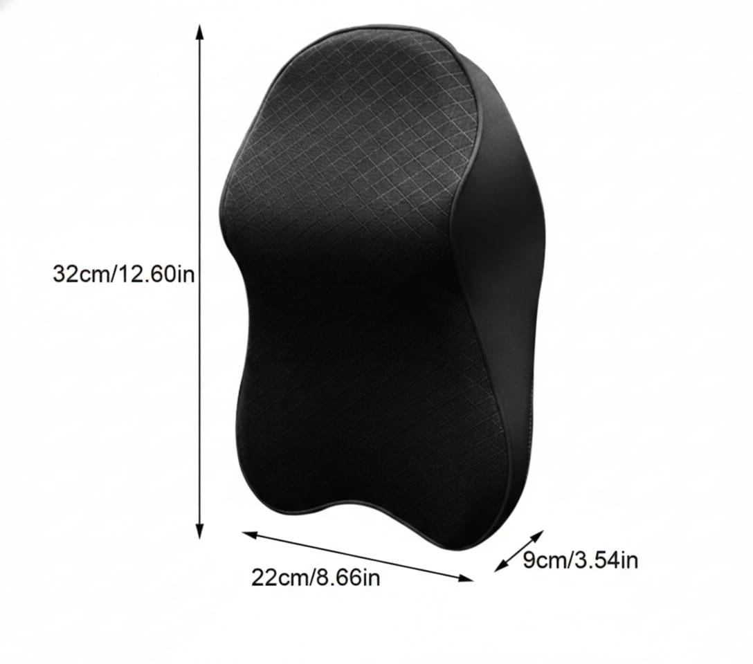 Perna tetiera auto ergonomica, spuma memorie 3
