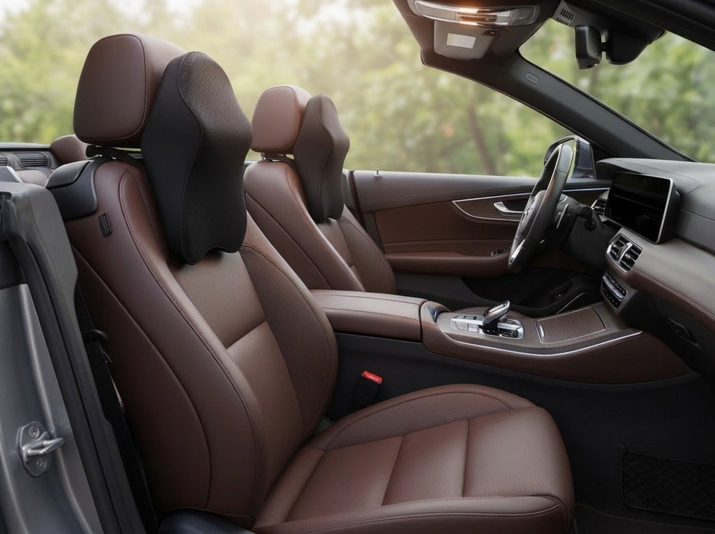 Perna tetiera auto ergonomica, spuma memorie 7