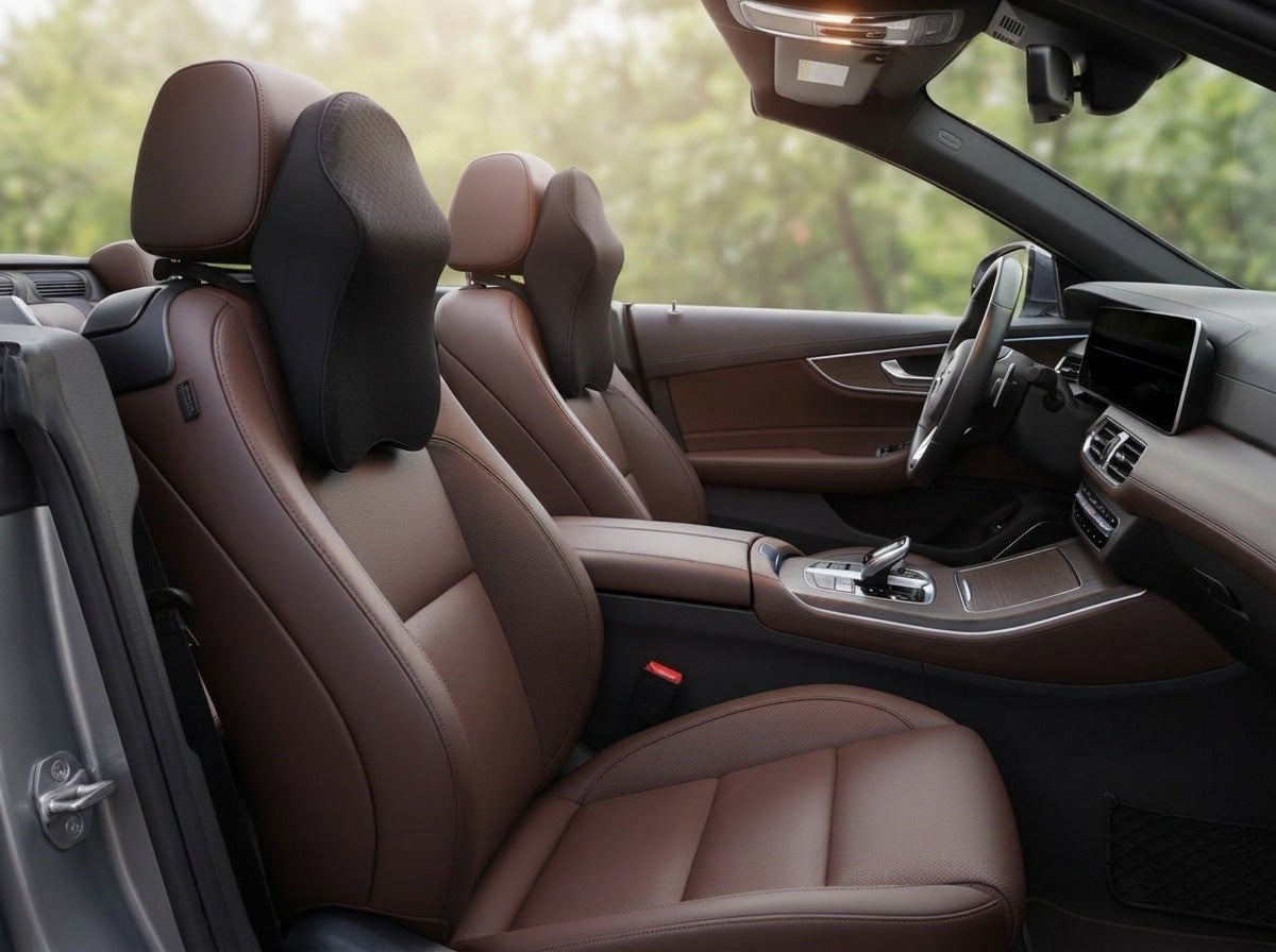 Perna tetiera auto ergonomica, spuma memorie 7