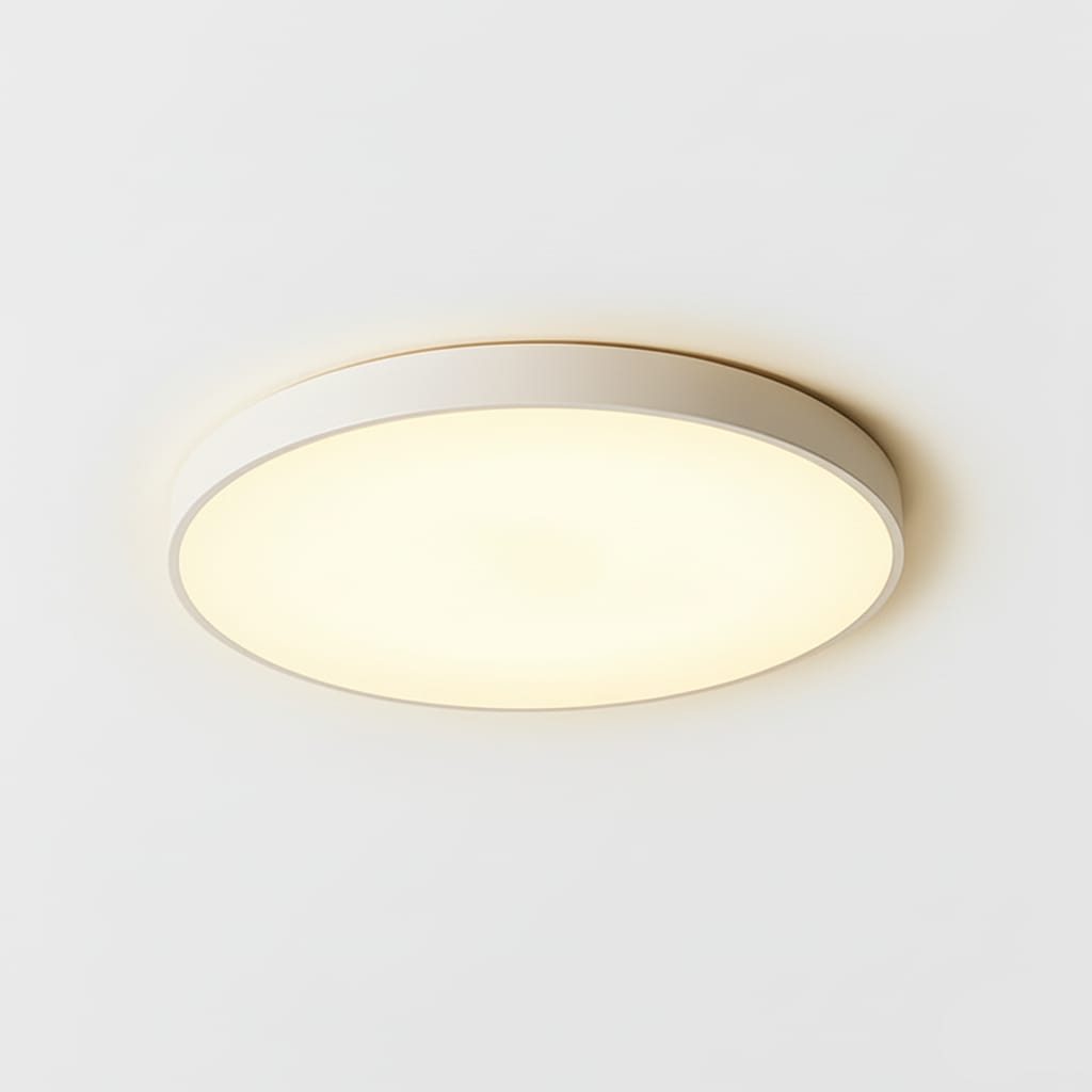 Plafoniera LED rotunda ultra-subtire 30W, alb rece, echivalent 300W, pentru tavan baie si hol 1