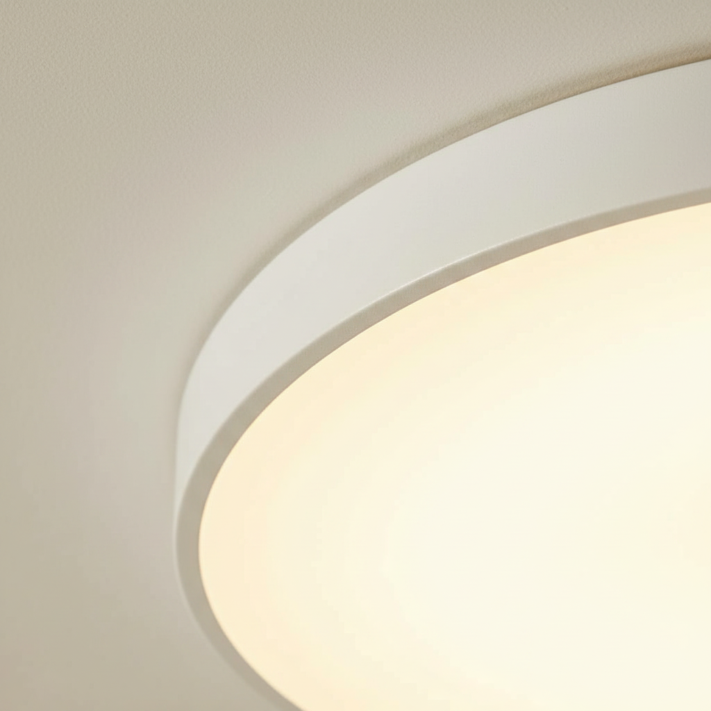 Plafoniera LED rotunda ultra-subtire 30W, alb rece, echivalent 300W, pentru tavan baie si hol 6