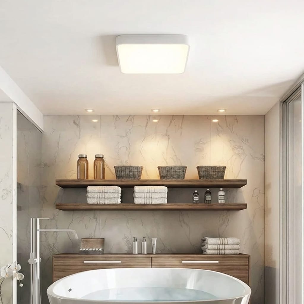 Plafoniera LED Ultra-Slim Patrata 40W, Alb Rece, Design Modern Nexlight 2