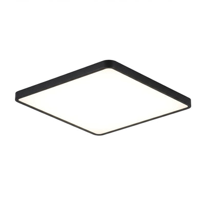 Plafoniera LED Ultra-Slim Patrata, 40W (Echiv. 400W), Negru Mat, Design Modern 1