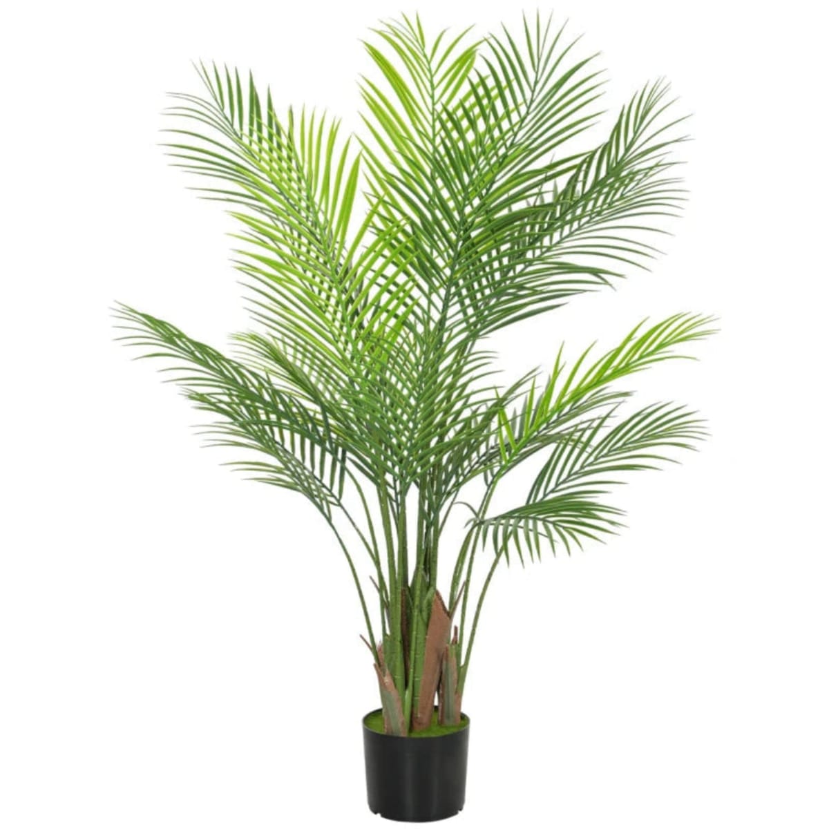 Planta artificiala interioara 120 cm, palmier arbore artificial cu ghiveci din plastic 2