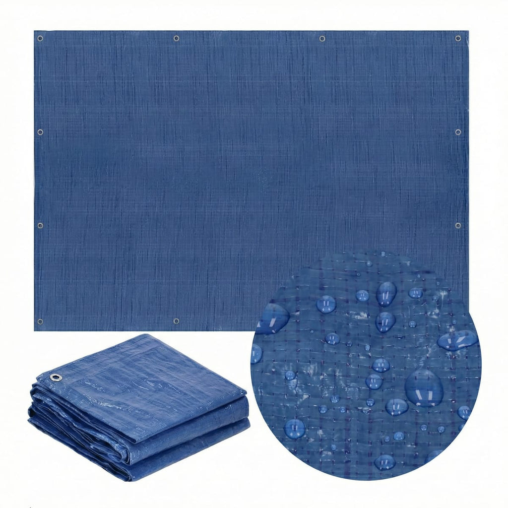 Prelata de Protectie din Polietilena, 60g/m², Dimensiuni 2x3m, Impermeabila, Culoare Albastru 2