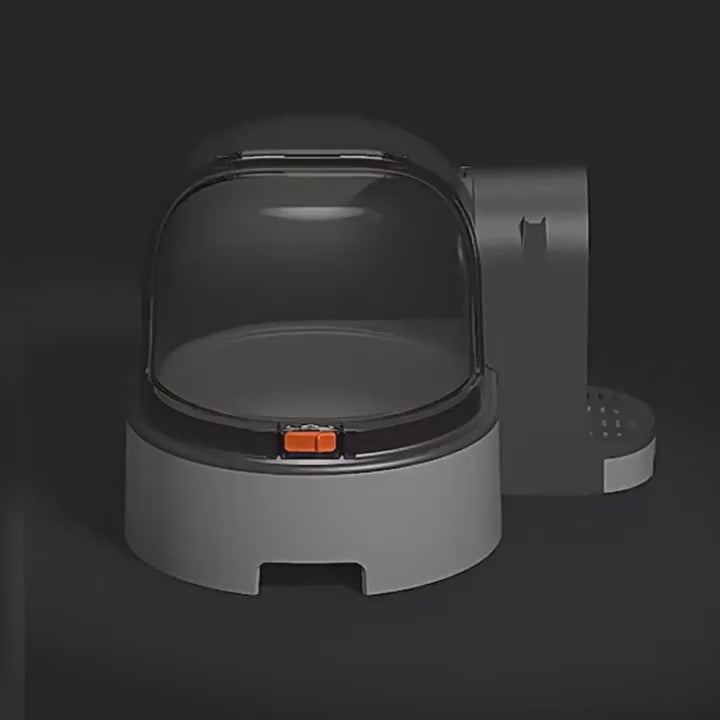 Litieră Acoperită pentru Pisici, cu Tavă Detașabilă, 52x60x42 cm, Verde