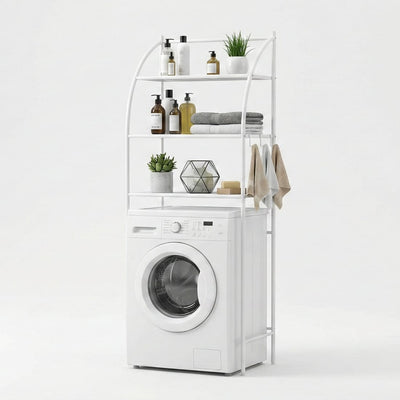 Raft Depozitare Organizator Baie, Toaleta sau Masina de Spalat 160 x 25 x 63 cm 1