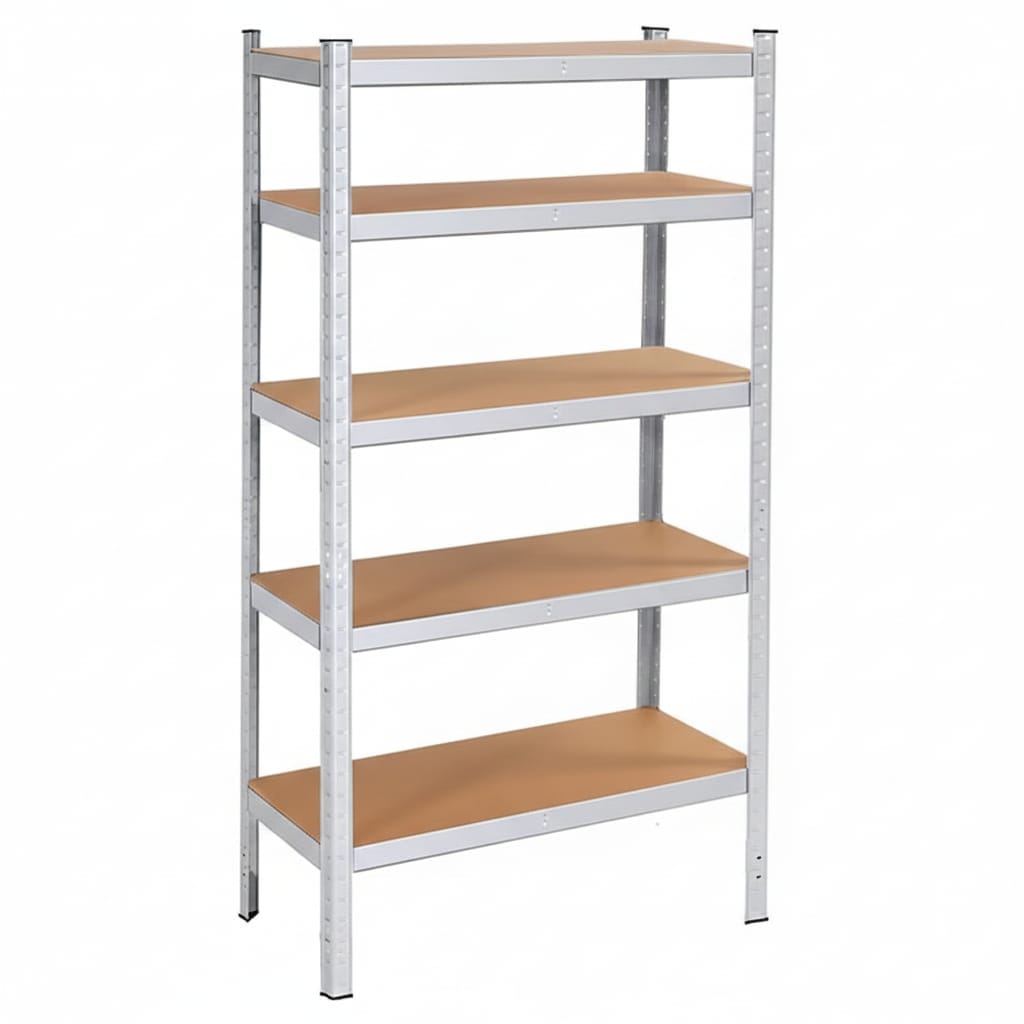 Raft Metalic Profesional pentru Depozitare, 180x90x30 cm, 5 Polite, Suporta 875 kg – organizare eficienta pentru garaj, magazie sau atelier 1