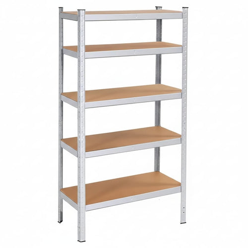 Raft Metalic Profesional pentru Depozitare, 180x90x30 cm, 5 Polite, Suporta 875 kg – organizare eficienta pentru garaj, magazie sau atelier 1