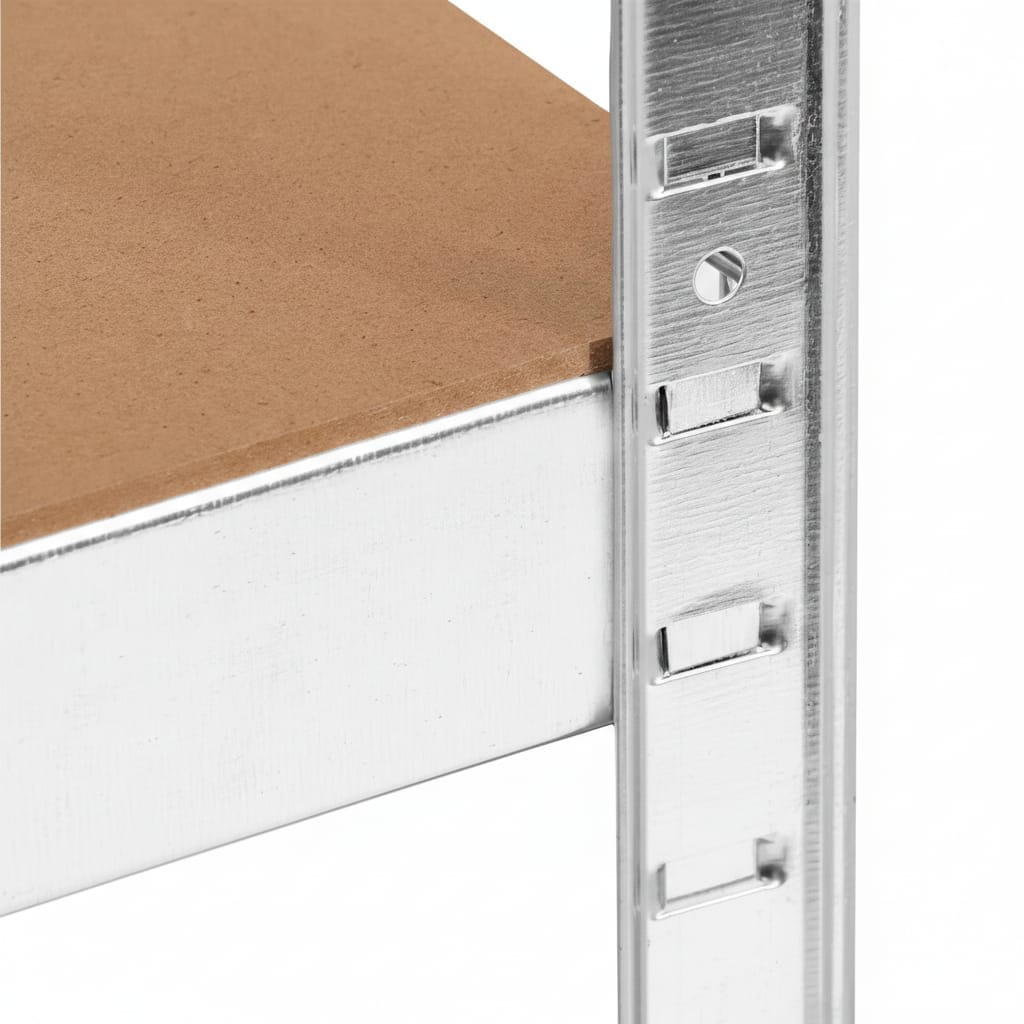 Raft Metalic Profesional pentru Depozitare, 180x90x30 cm, 5 Polite, Suporta 875 kg – organizare eficienta pentru garaj, magazie sau atelier 2