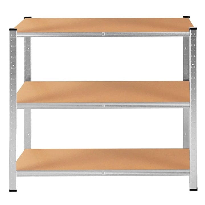 Raft metalic reglabil cu 5 polițe MDF, 180x90x40 cm, 875 kg, reglabil 5