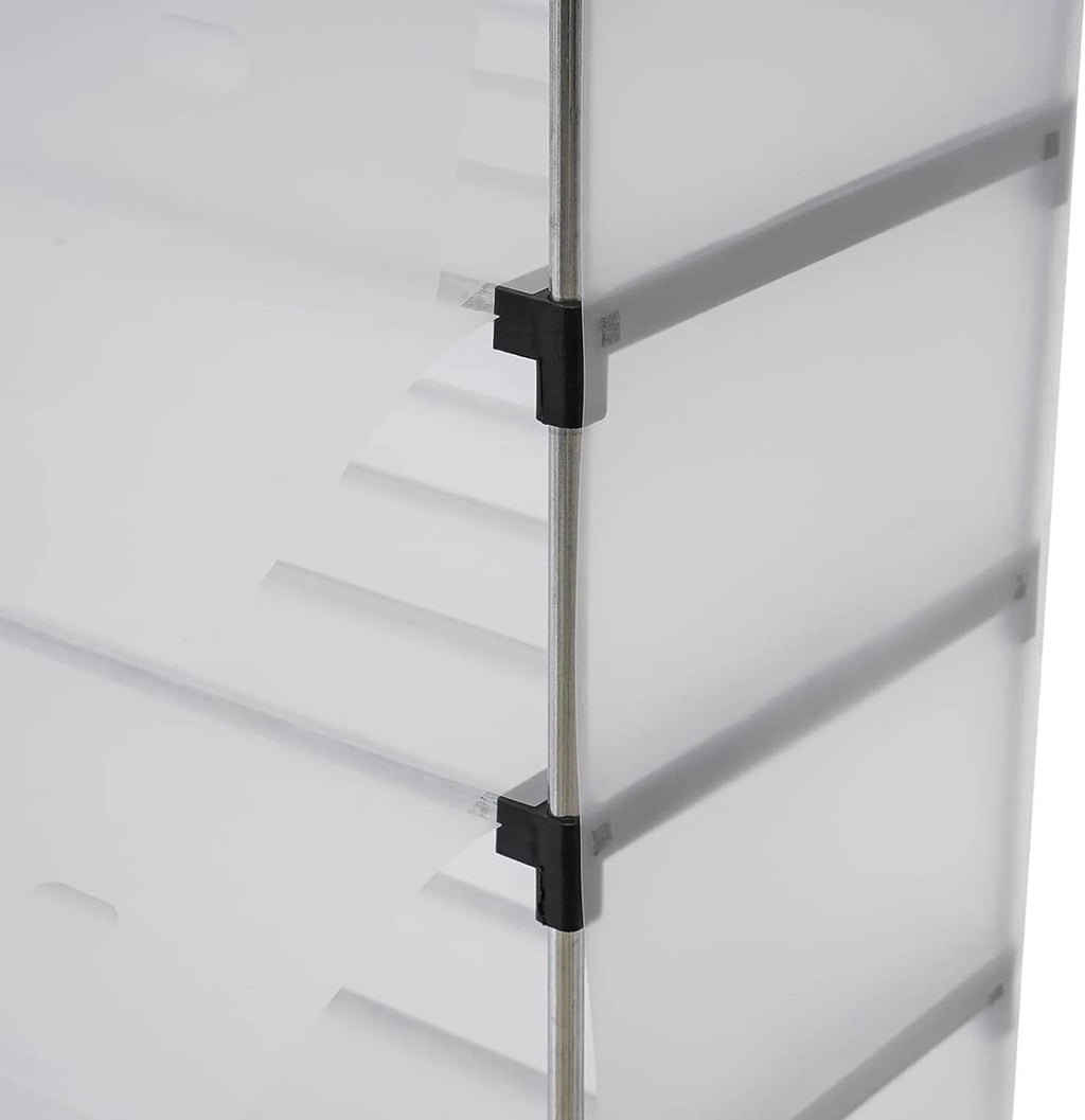 Raft pliabil pentru pantofi cu 5 niveluri, organizator incaltaminte pentru hol si dressing 4