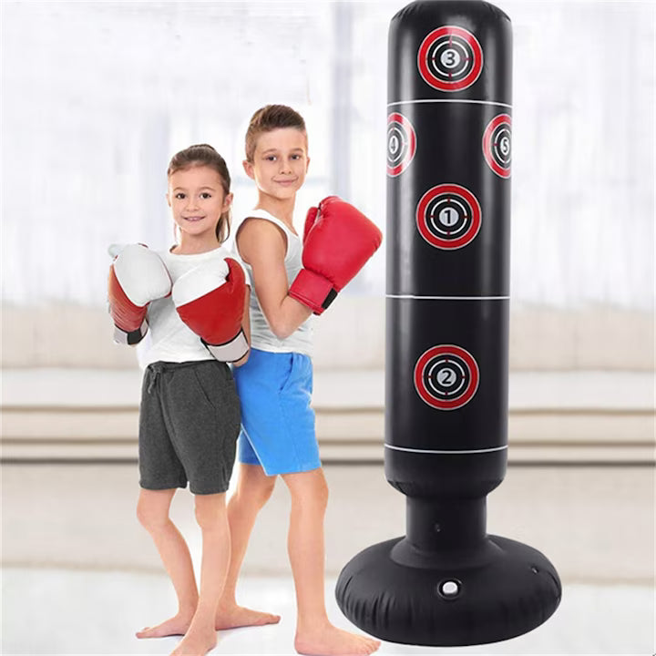 Sac box gonflabil 160cm cu mănuși – aer, apă sau nisip