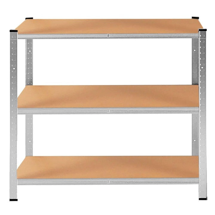 Raft metalic reglabil, 5 polițe MDF, 180x90x40 cm, 875 kg