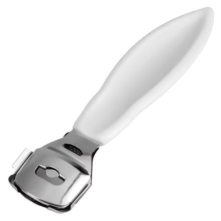 Răzuitor călcâie metalic 14cm alb – pedichiură acasă