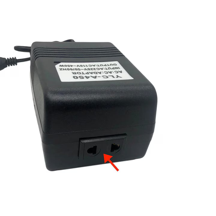 Transformator 220V–110V compact 50Hz pentru aparate SUA/Japonia