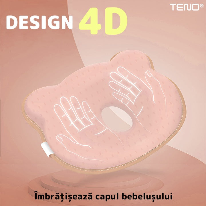 Pătură + pernă bebeluș din bumbac hipoalergenic