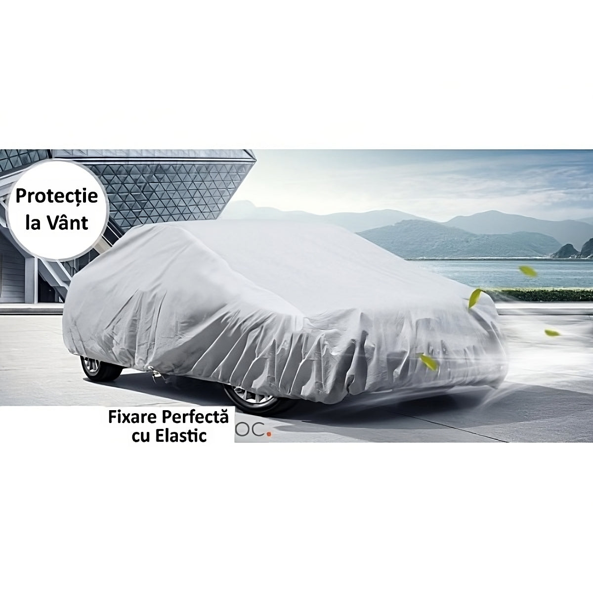 Prelată Auto Impermeabilă, Husă Protecție Mașină, Material PEVA Rezistent