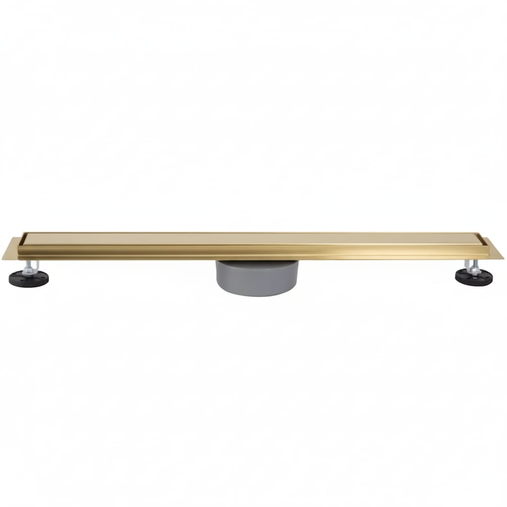 Rigola Dus Pro Brush Neox Gold 70 cm - Otel Inoxidabil, Design 2 în 1 5