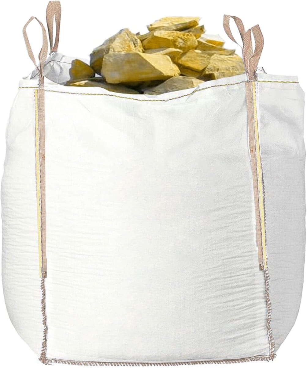 Sac Big Bag pentru Moloz si Deseuri, Capacitate 500 kg, 75x75x75 cm - Imagine 3