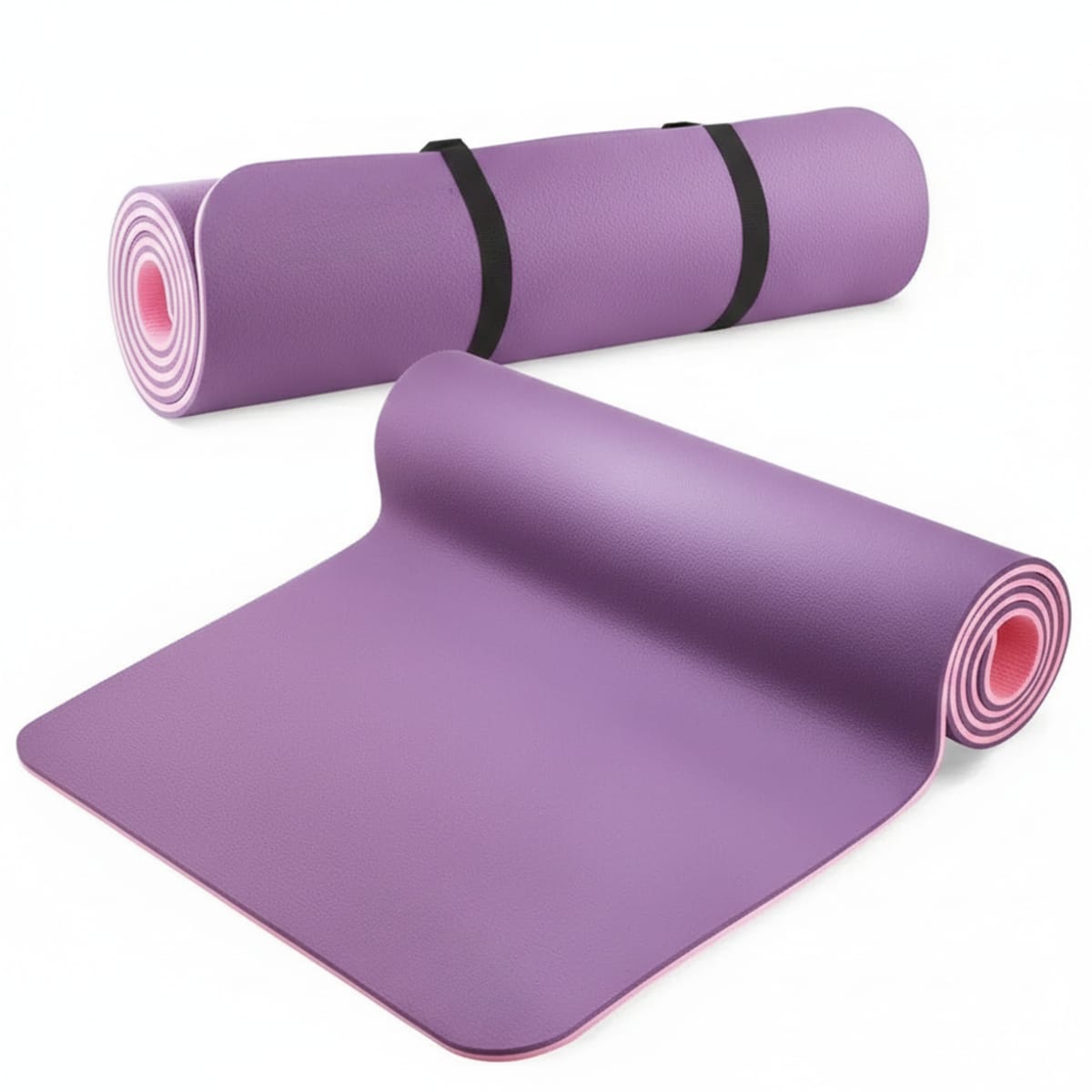 Saltea de exercitii TPE anti-alunecare, Violet 1