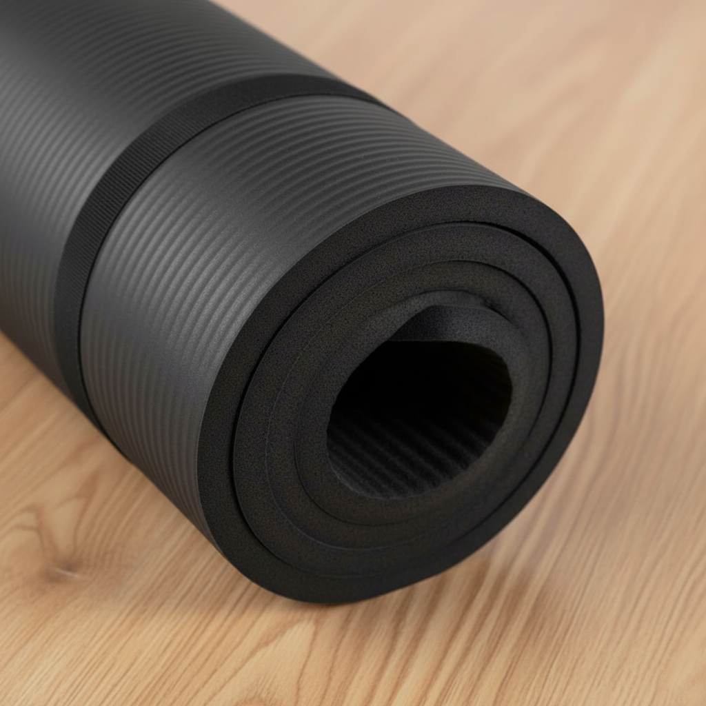 Saltea fitness pentru yoga 1 cm, Neagra 6