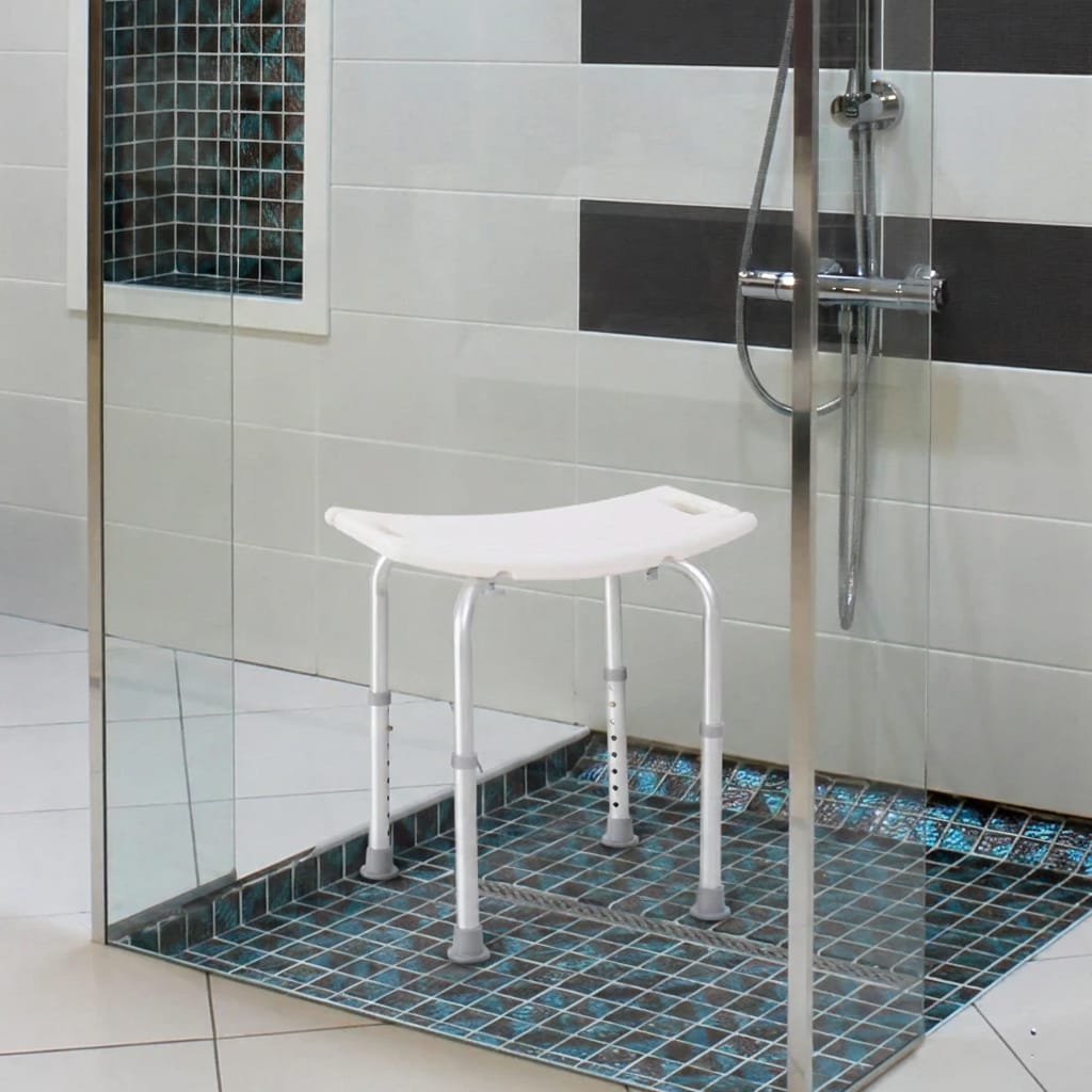 Scaun dus antialunecare reglabil 50x36x39.5–56.5 cm 2