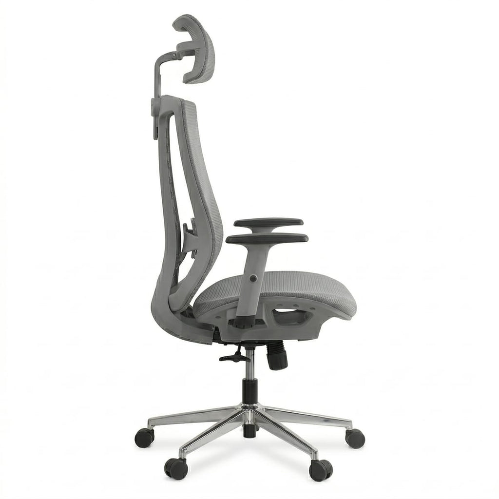 Scaun premium de birou ergonomic Mesh cu spatar înalt, suport lobar, roti 360°, reglare înaltime 3
