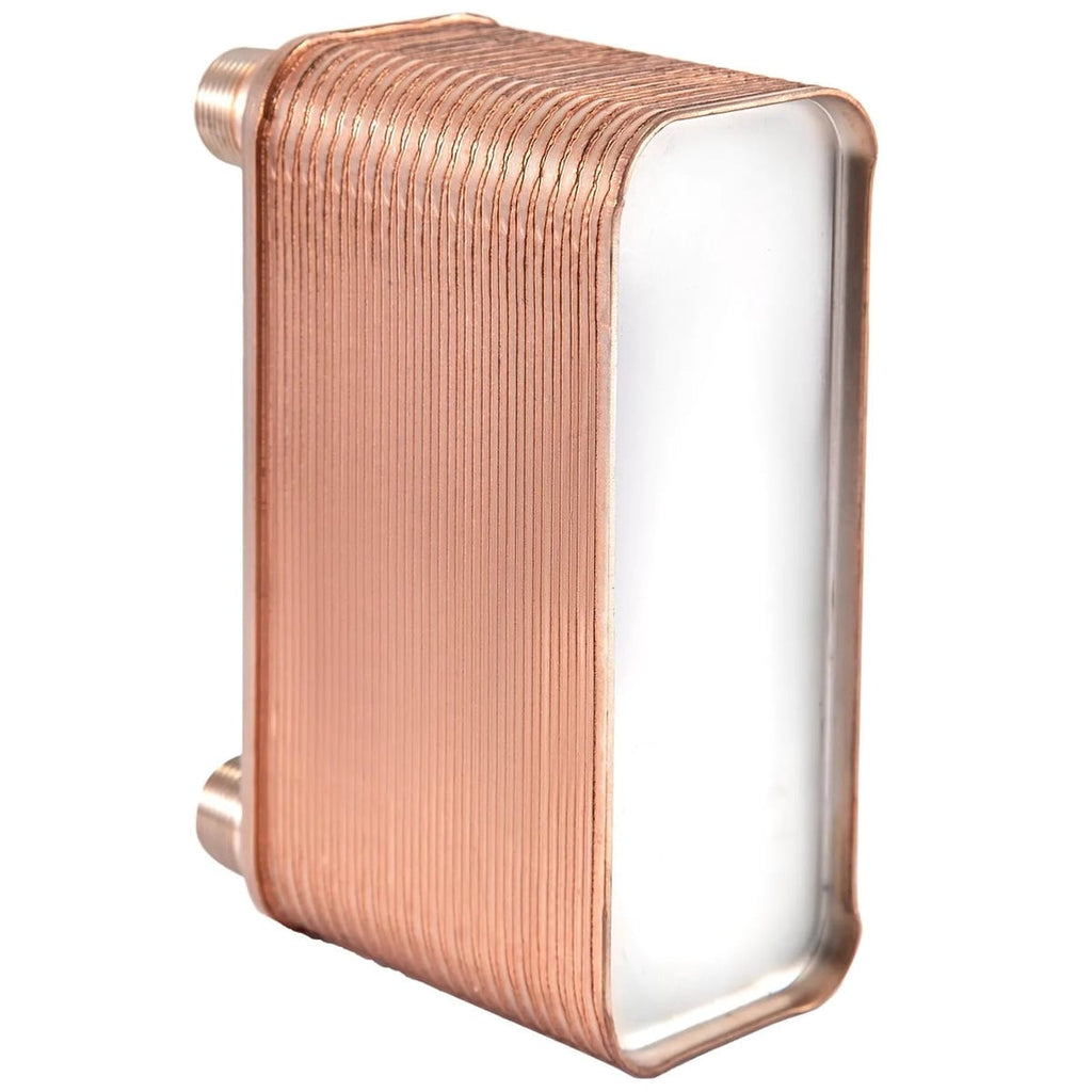 Schimbator de Caldura Placi Inox 316L, 40 Placi, Conexiuni 3/4” MNPT, Compact 2