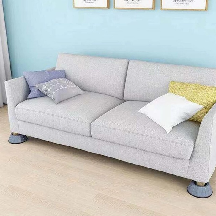 Set 4 Suporturi Antivibrații pentru Mașina de Spălat, Piciorușe Anti-Zgomot