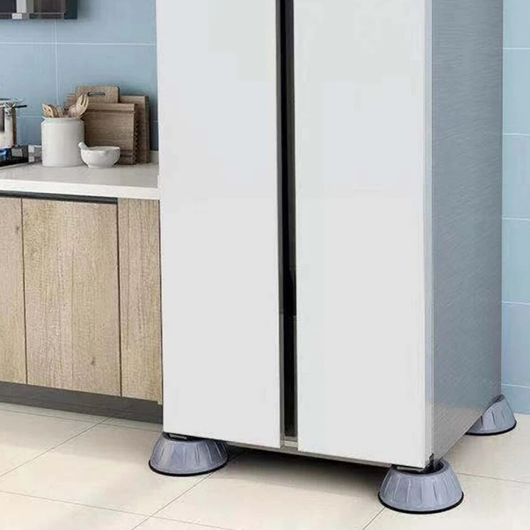 Set 4 Suporturi Antivibrații pentru Mașina de Spălat, Piciorușe Anti-Zgomot