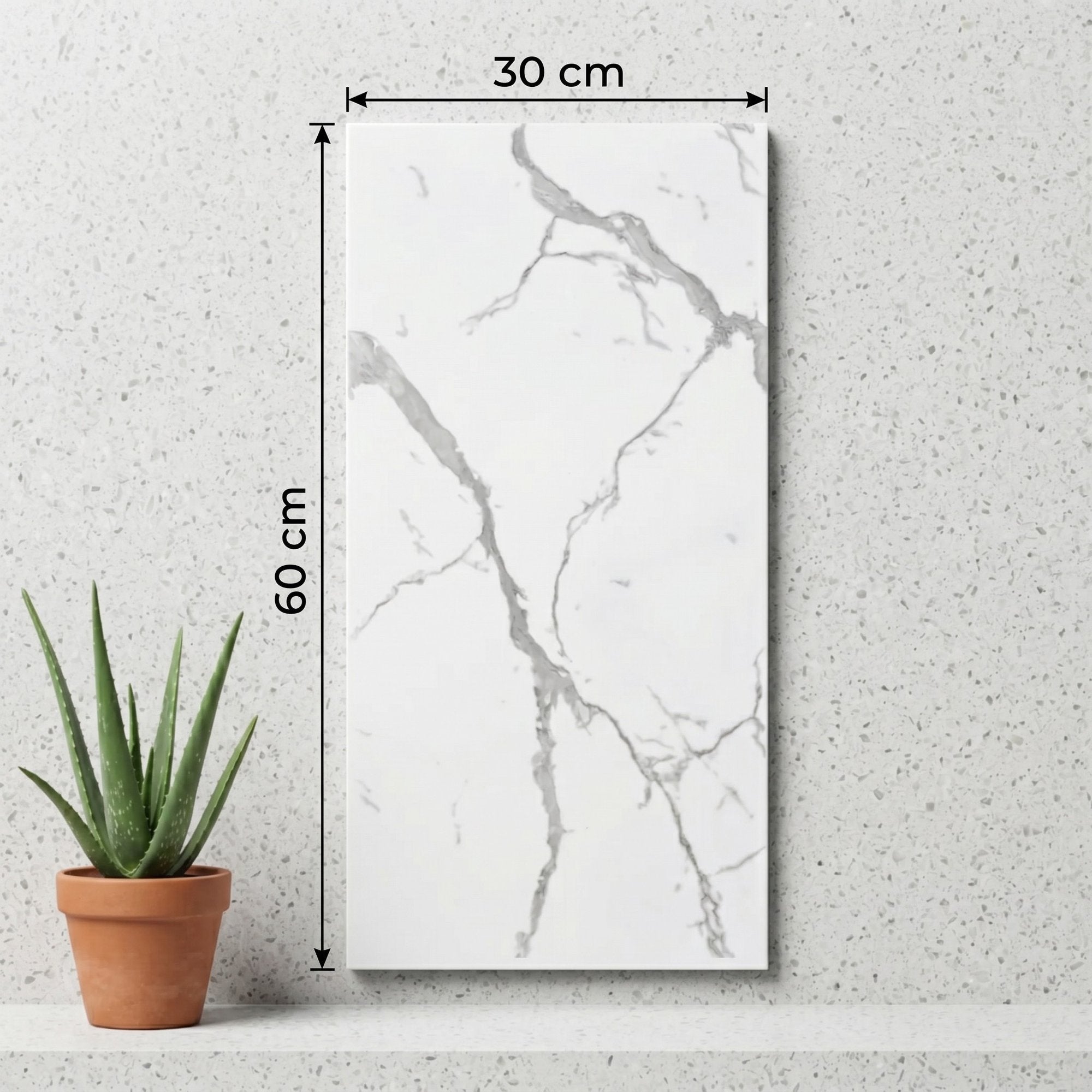 Set 10 x Placi Decorative Imitatie Marmura, Grosime 2mm 1