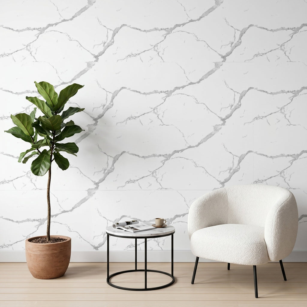 Set 10 x Placi Decorative Imitatie Marmura, Grosime 2mm 2