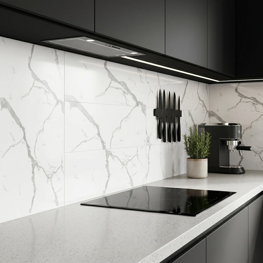 Set 10 x Placi Decorative Imitatie Marmura, Grosime 2mm 7