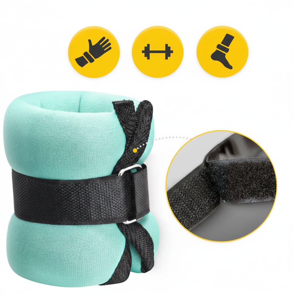 Set 2 Greutati pentru Glezne si Incheieturi, 2 x 0.5 kg 2