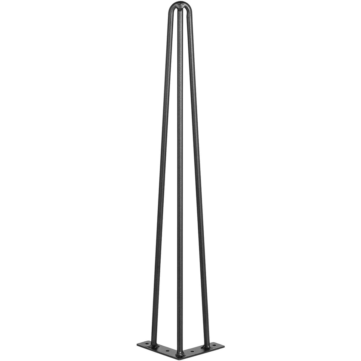 Set 4 Picioare Masa, 40 cm, Negru – Otel Carbon, 3 Tije, Capacitate 100 kg/picior 2