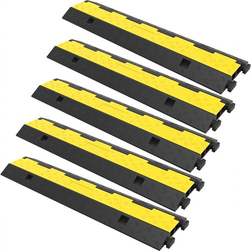 Set 5 Rampe Protectie Cabluri cu 2 Canale – 101x24.5x5 cm, Capacitate 5 Tone 1