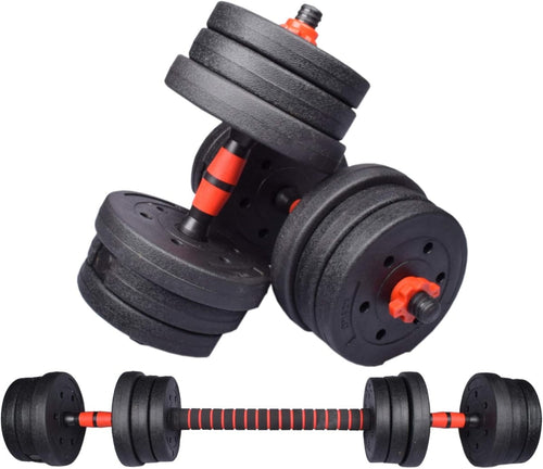 Set greutati 2 în 1, gantere + bara, 25 kg, acasă 1